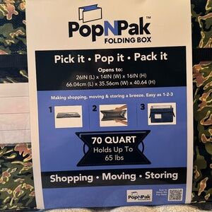 POPNPAK Collapsible Storage Box 2/ pack